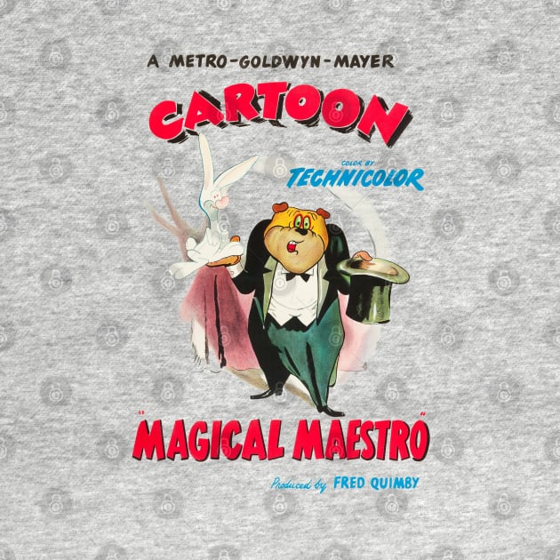 Tex Avery's Magical Maestro Movie Poster by MovieFunTime